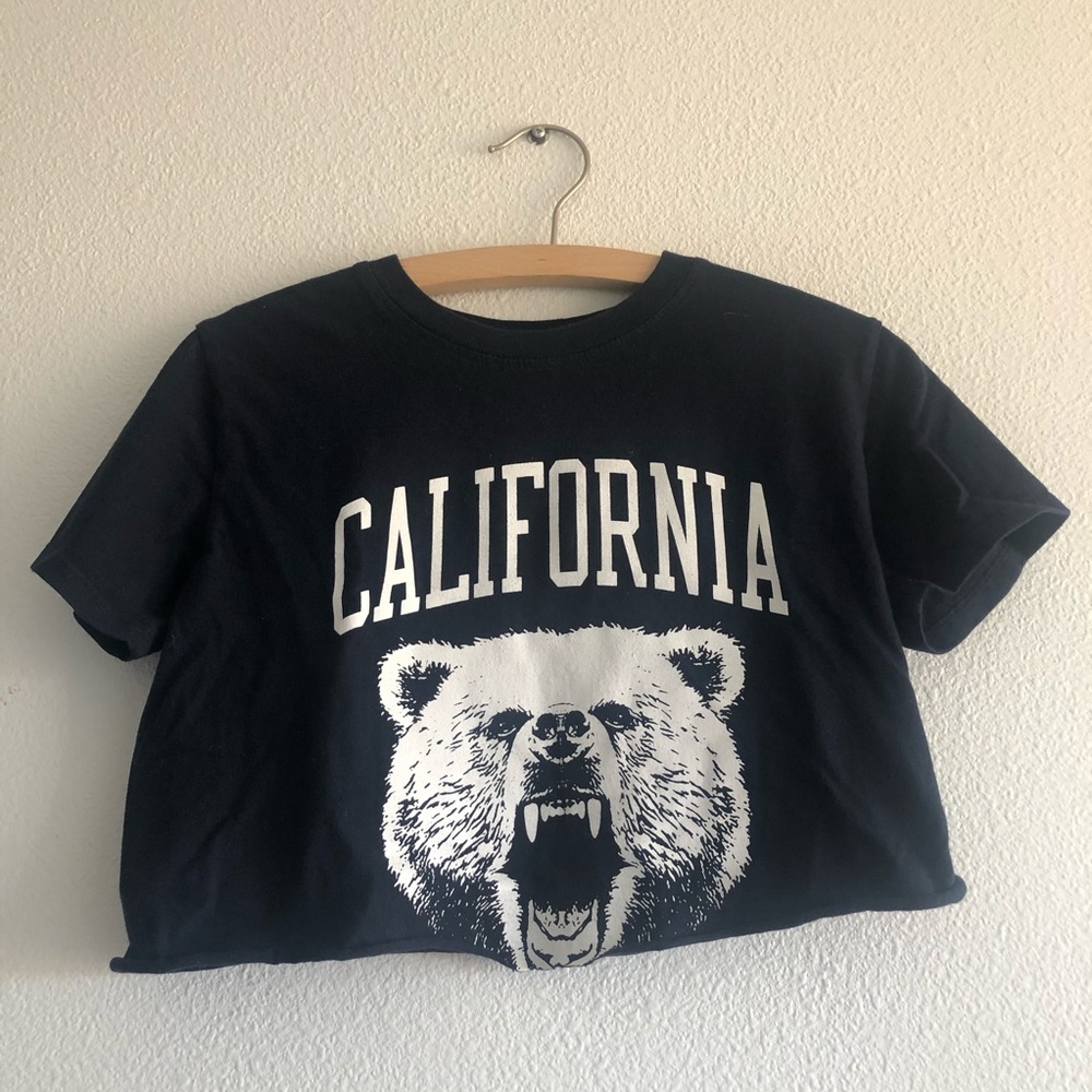 COPY - BRANDY MELVILLE California Bear Crop Top